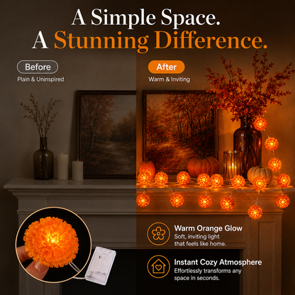 Marigold Flower StringLights