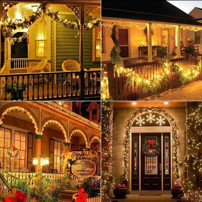 Solar Outdoor String Lights with 8 Modes