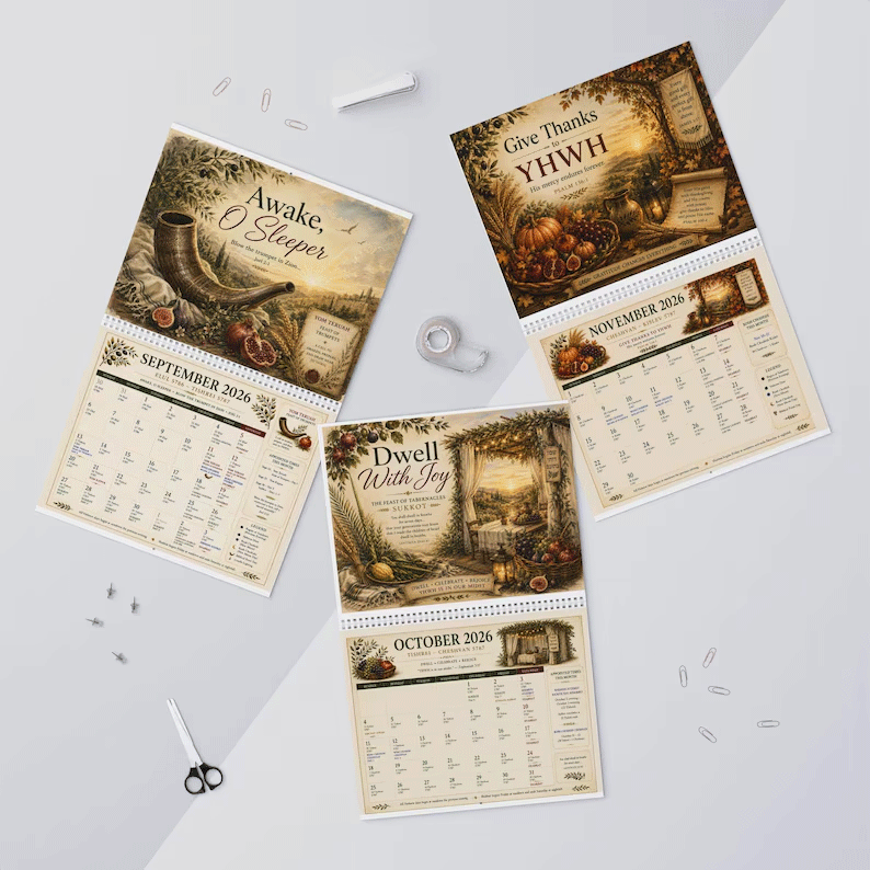 📜 Biblical Hebrew Calendar 5787 – 2026–2027 Feast Days, Shabbat & Appointed Times
