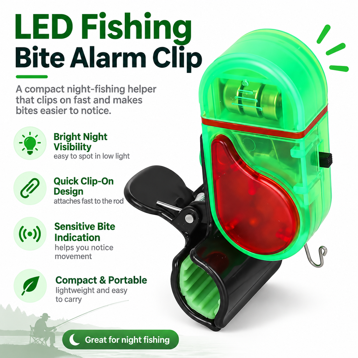 🎣Sensitive Electronic Fishing Alarms Indicator
