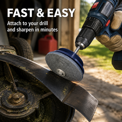 🛠️ Lawn Mower Blade Sharpener Drill Attachment