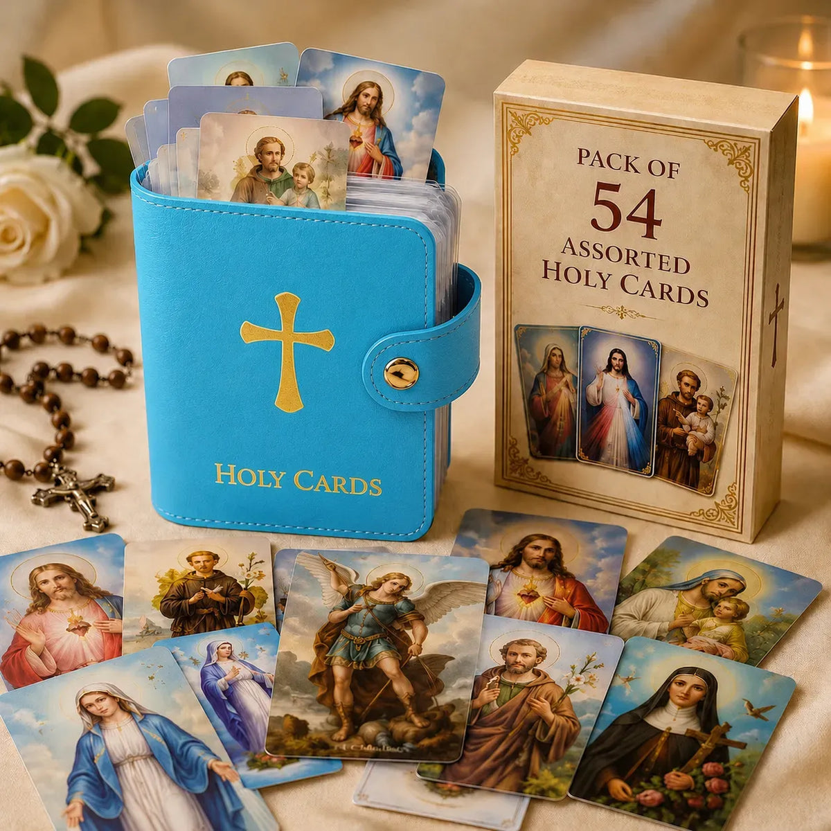 ✝️Catholic Holy Card Holder – Keep Your Favorite Prayer Cards Close