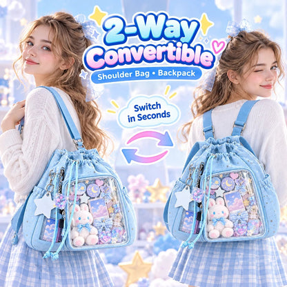 🎁Crystal-Clear Window Starry Ita Bag