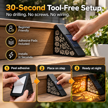 Hot sales 🔥2-Pack Solar Step Lights Outdoor