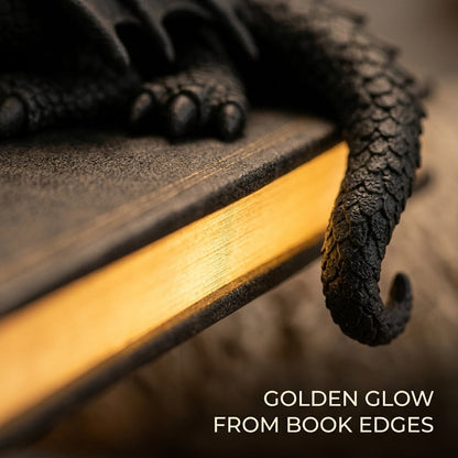 🐉 Floating Dragon Book Lamp – Turn Your Shelf Into A Fantasy Scene