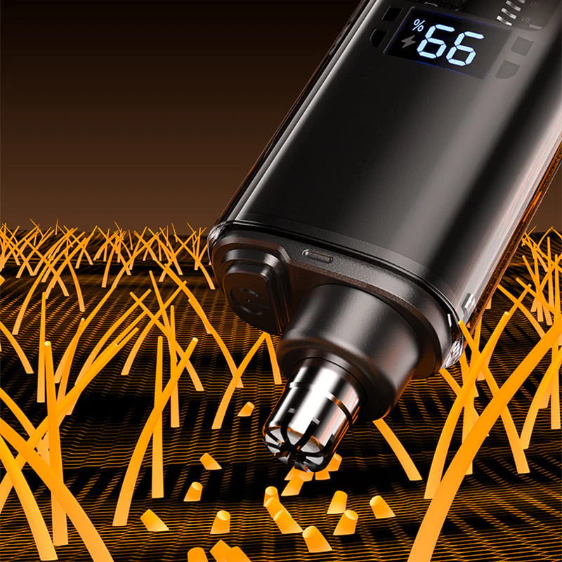 🔥 Smart LED Nose Hair Trimmer | Clean, Comfortable Trim