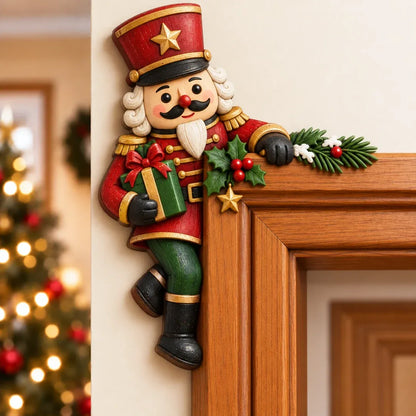 🎅Christmas Peekaboo Door Decor – A Little Holiday Surprise Around Every Corner