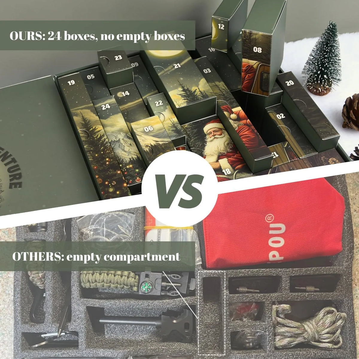 🎁 2026 Men's Survival Advent Calendar