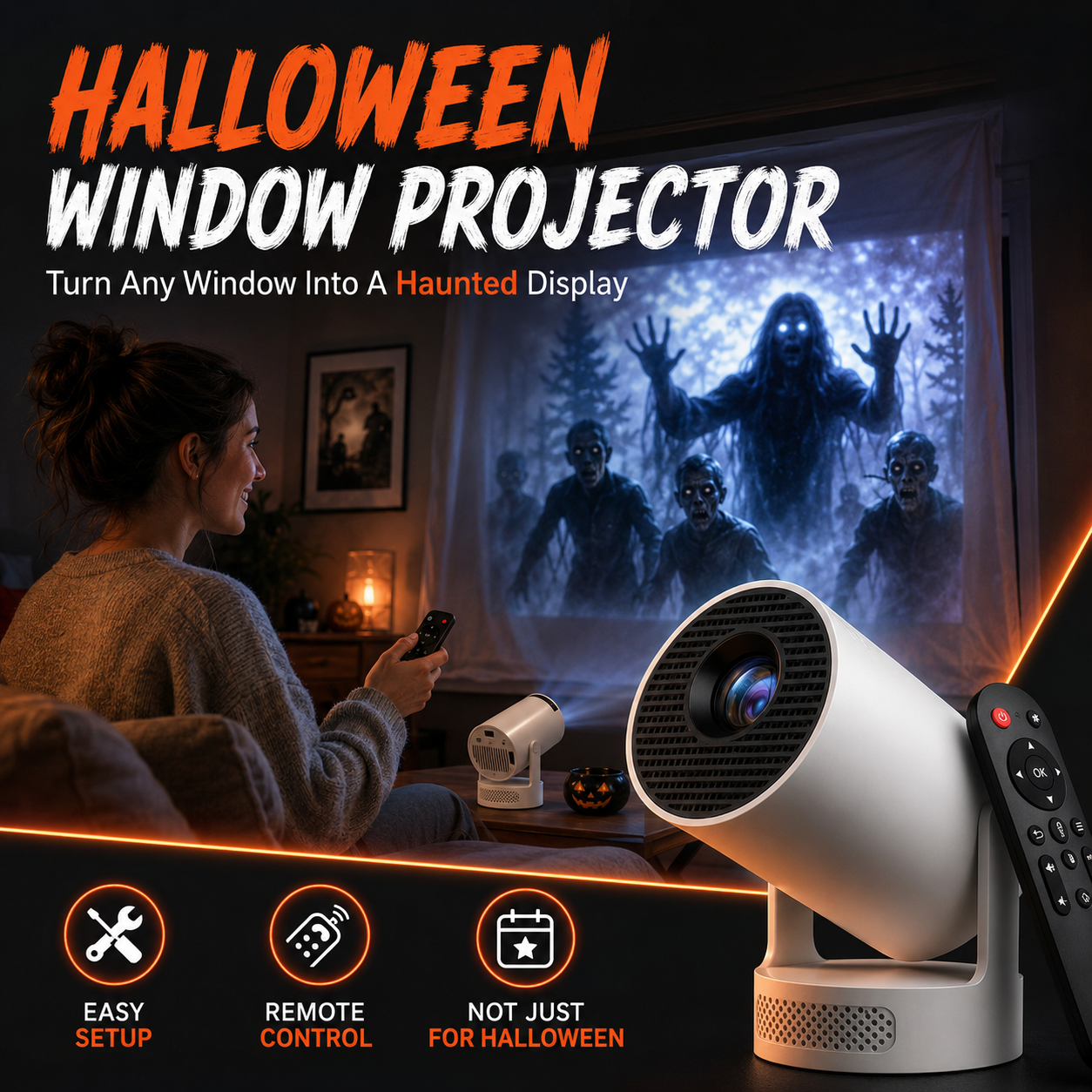 🎃Halloween window projector👻