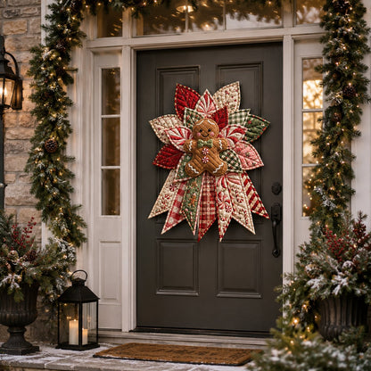 🎄 Festive Quilted Christmas Door Hanging DIY Sewing Kit