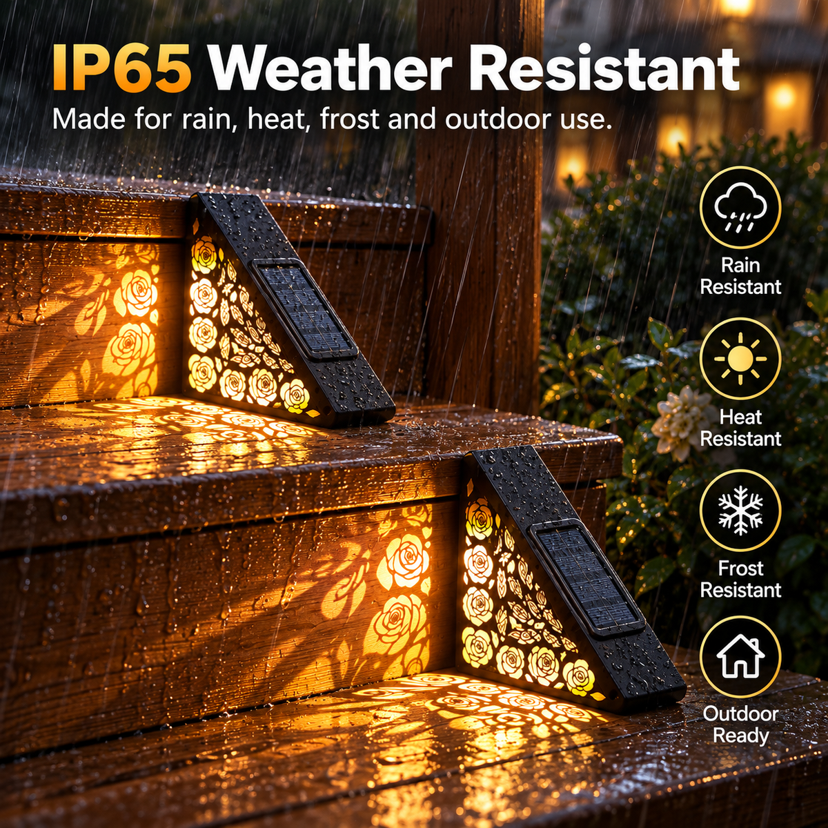 Hot sales 🔥2-Pack Solar Step Lights Outdoor