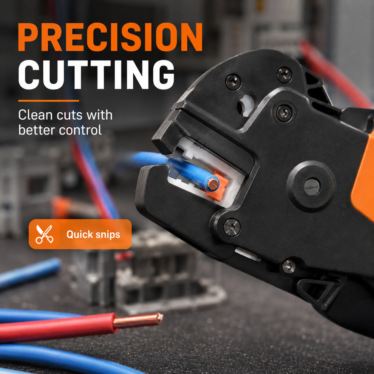 🔧 3-in-1 Automatic Wire Stripper, Cutter & Crimper – Self-Adjusting Wire Prep Tool
