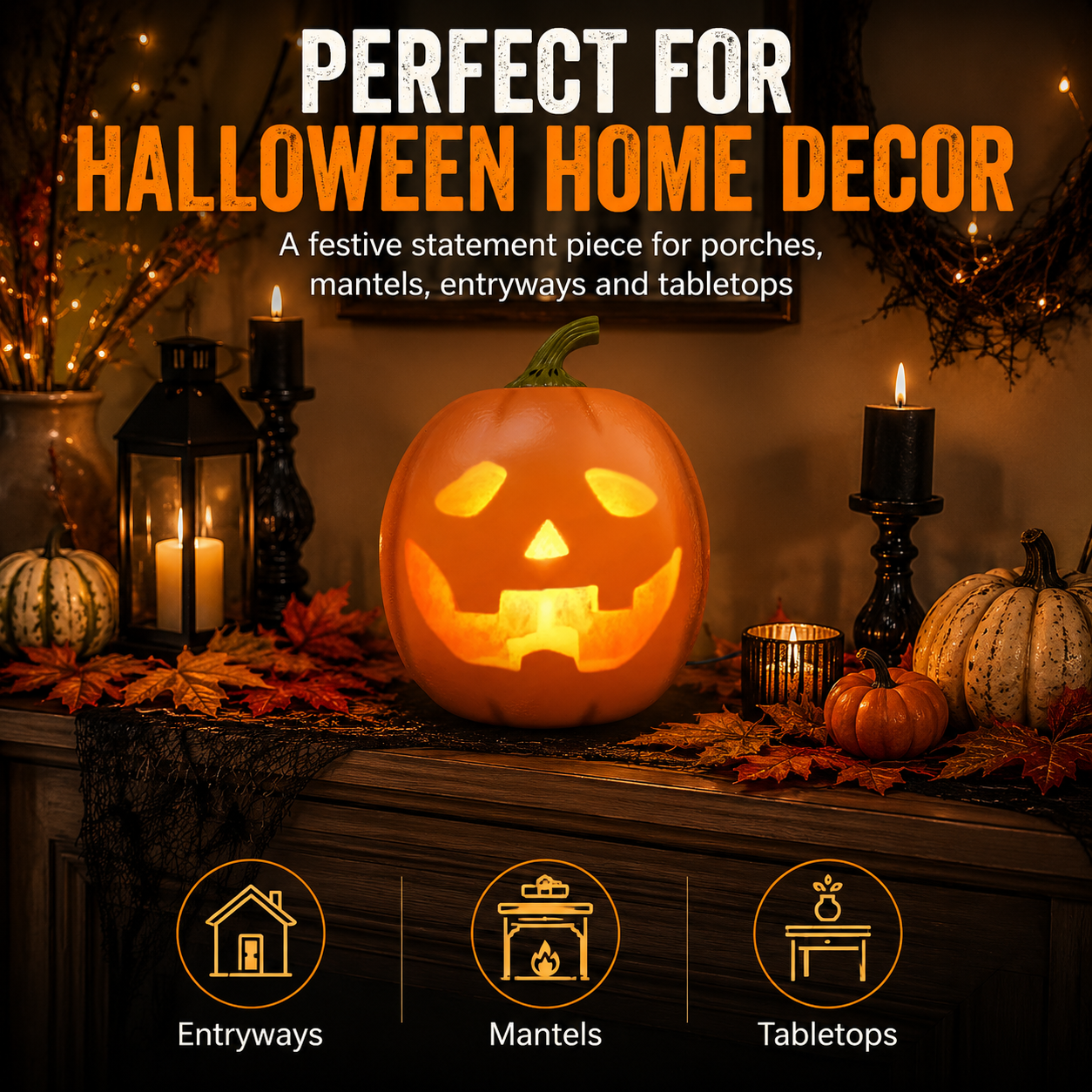 Animated Talking Halloween Pumpkin-Get One That Talks, Sings & Glows