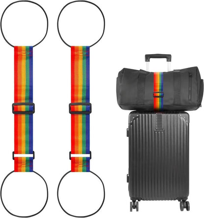 2 Pack💥Multi Use Strong Adjustable Luggage Connector Straps