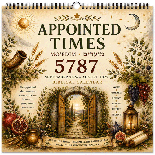 📜 Biblical Hebrew Calendar 5787 – 2026–2027 Feast Days, Shabbat & Appointed Times