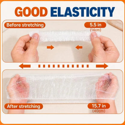 Reusable Elastic Food Covers – Stretch-to-Fit Bowl & Plate Covers