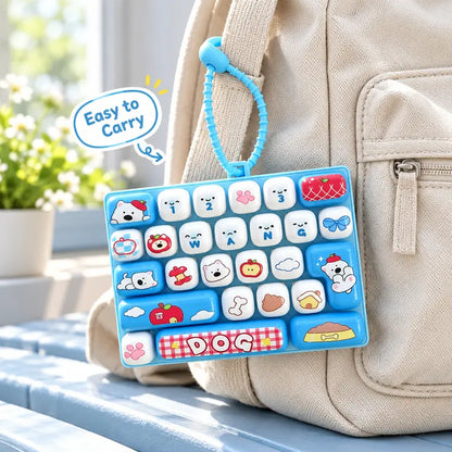 ⌨️ Cute Mini Keyboard Keychain – 4 Adorable Pastel Styles! 💕