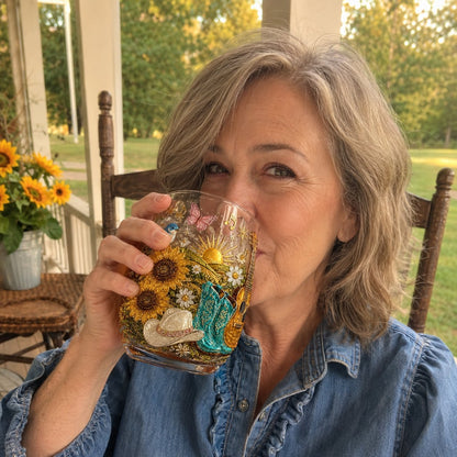 🤠 Queen of Country 1946–2026 3D Glass Collection | 8 Inspired Country Designs with Raised Guitars, Butterflies, Boots, Florals & Vintage Music Details 🎸✨