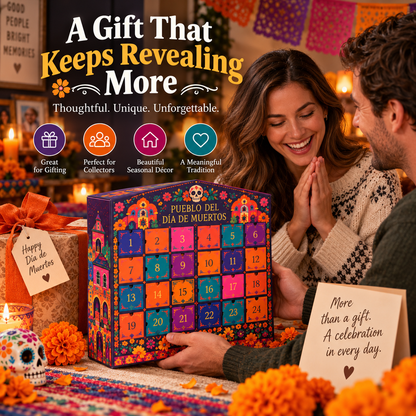 🌼 Pueblo del Día de Muertos 2026 – 24-Day Collectible Village Countdown