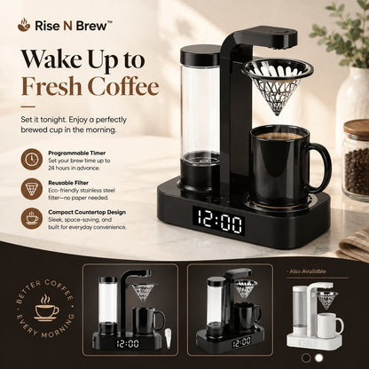 ☕Programmable Mini Coffee Maker