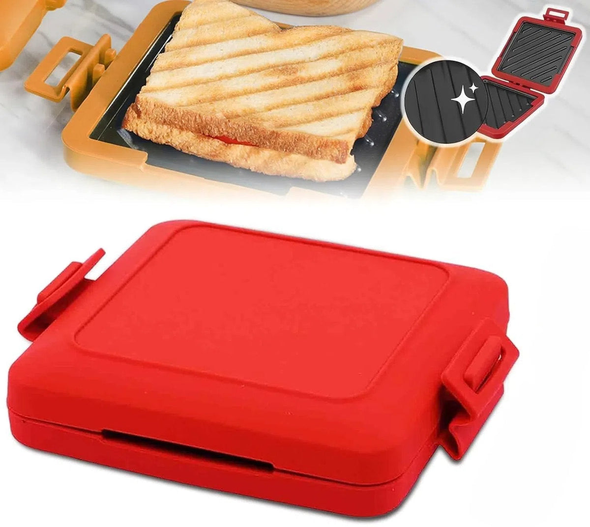💯🔥Microwave Toastie Sandwich Maker