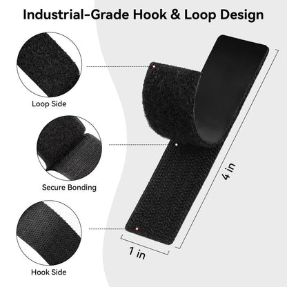 Heavy-Duty Double-Sided Hook & Loop Tape – Cut-to-Fit Tool-Free Mounting Strip