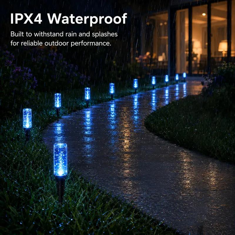 ☀️Set of 20 LED Solar Garden Stake Lights