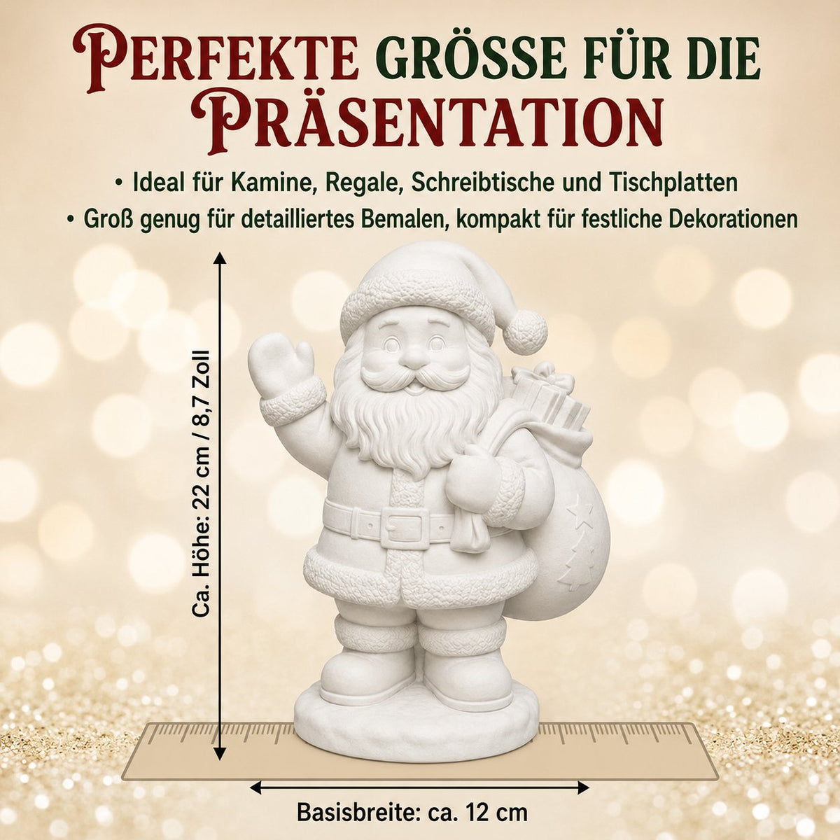 🎨 Anfängerfreundliches DIY-Weihnachtsfiguren-Malset | Gestalte deine eigene festliche Weihnachtsdekoration 🎄💕