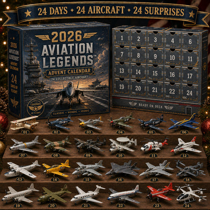 24-Day Aviation Advent Calendar – 24 Collectible Aircraft Surprises