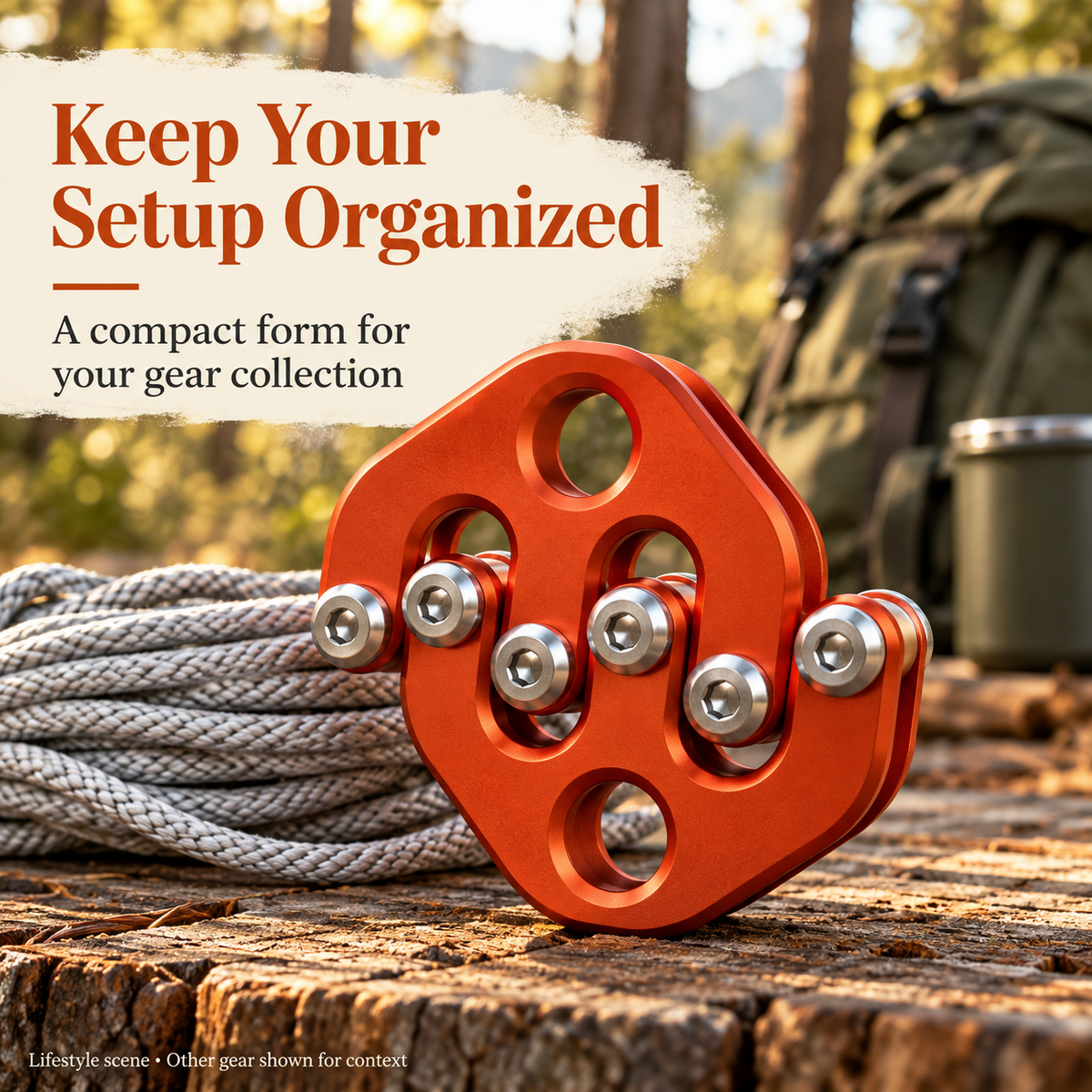 🧗 RopeMaster™ Compact Climbing Pulley ⚙️