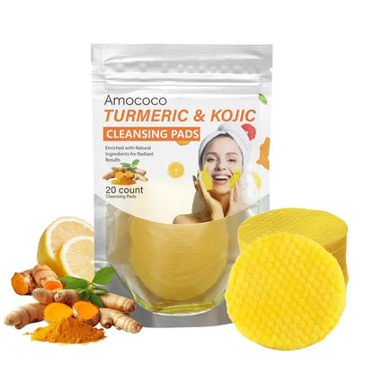 🔥Last Day 49% OFF- Turmeric & Kojic Acid Cleansing Pads