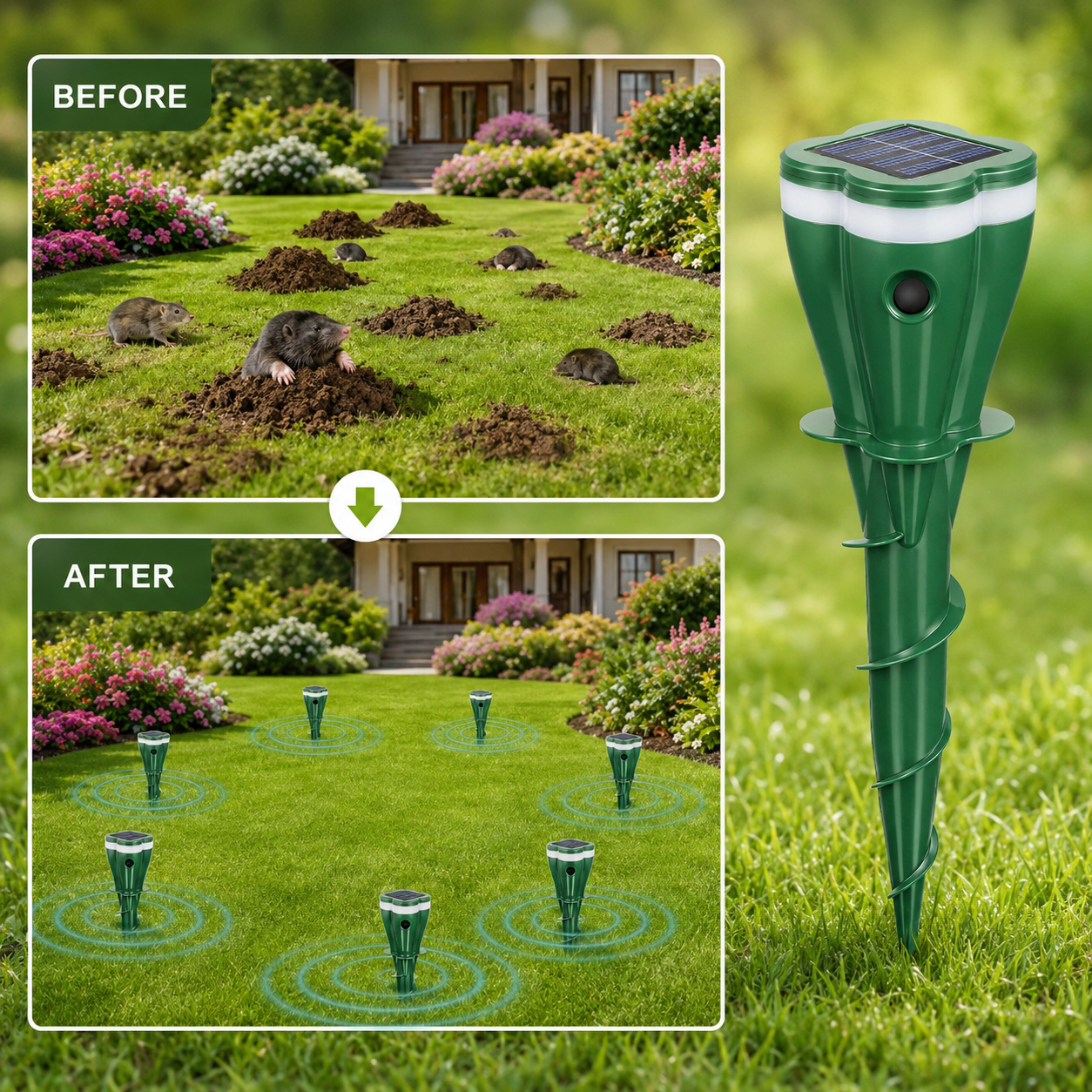 🔥Waterproof Solar Rodent Repeller🔥