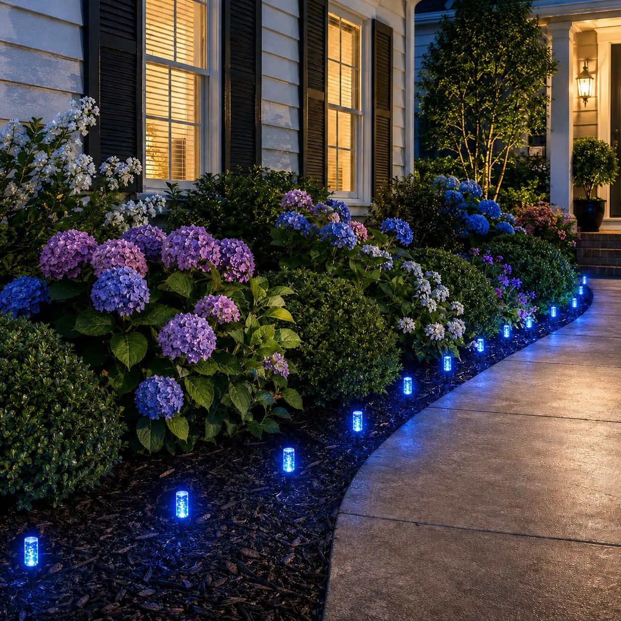 ☀️Set of 20 LED Solar Garden Stake Lights