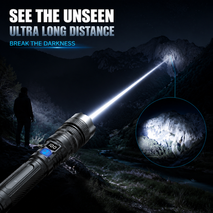 🔥 50% OFF! 🔦 Super Bright Rechargeable Zoom Flashlight ⚡