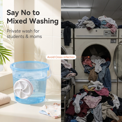🌀 Portable Vortex Mini Washer – Turn Any Basin Into a Quick Wash Station