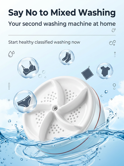 🌀 Portable Vortex Mini Washer – Turn Any Basin Into a Quick Wash Station