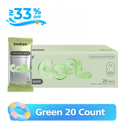 Menthol Cooling Towels & XL Cooling Wipes for Outdoor Summer Use