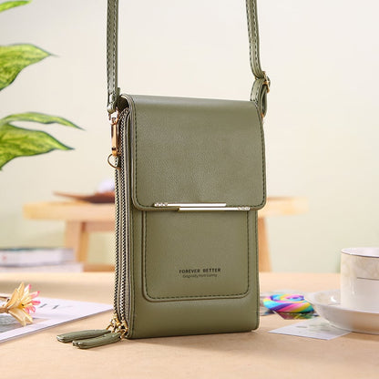 📱 Touchscreen Crossbody Phone Bag – Hands-Free Phone Wallet & Purse