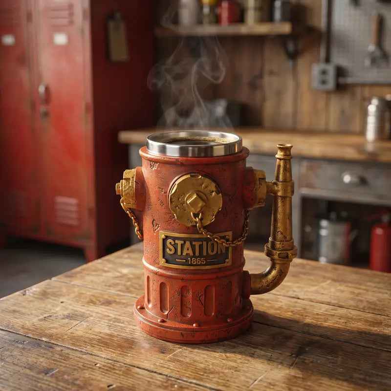 🎉Surprise Him! Unique Fire‑Hydrant‑Shaped Drinking Mug🎁