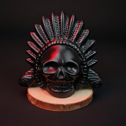 Ceramic Aztec Death Whistle