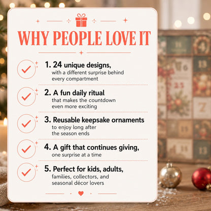 24-Day Blind Box Advent Calendar – 24 Charm Surprises