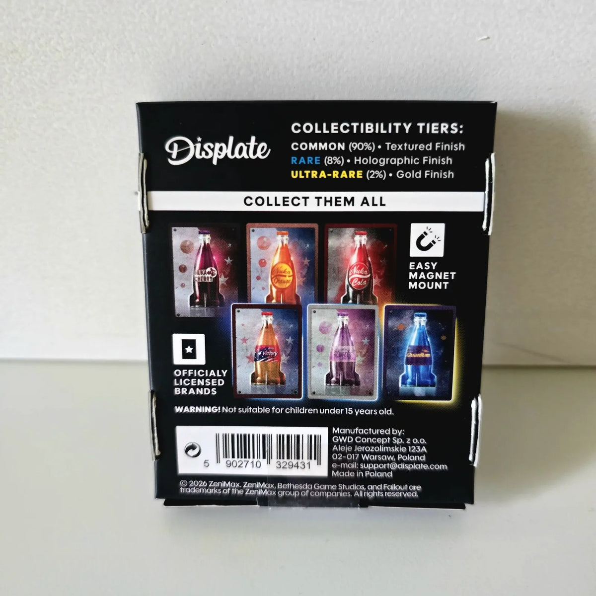 Displate Shard Secret Drop Series 1 - Fallout Nuka Orange
