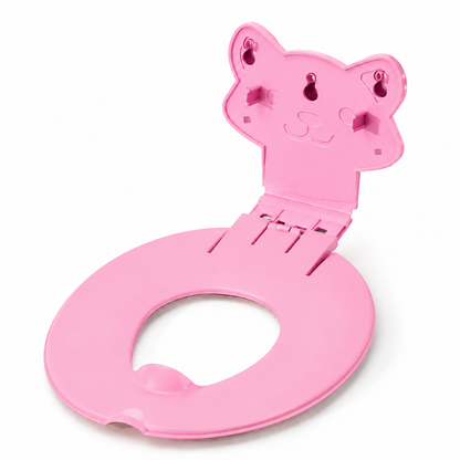 🐻 Flip-Down Toddler Toilet Training Seat – Cleaner, Easier Potty Training