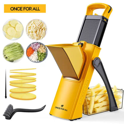 0‑8mm Adjustable Safe Mandoline Slicer