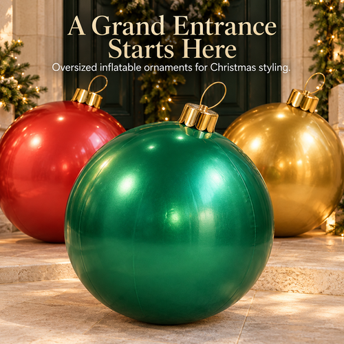 Giant Inflatable Christmas Ornaments – Make Your Holiday Entrance Unforgettable