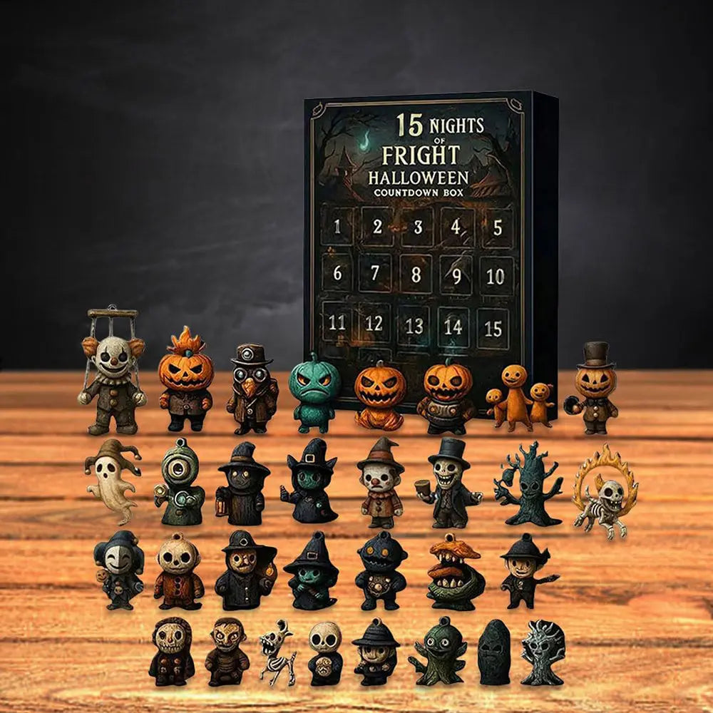 31-Day Halloween Countdown Calendar – Mystery Mini Figurines