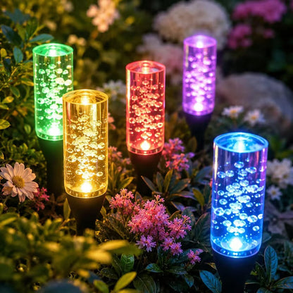 🔥 Limited 50% OFF 🔥 Solar Pathway Lights Outdoor Crystal Bubble
