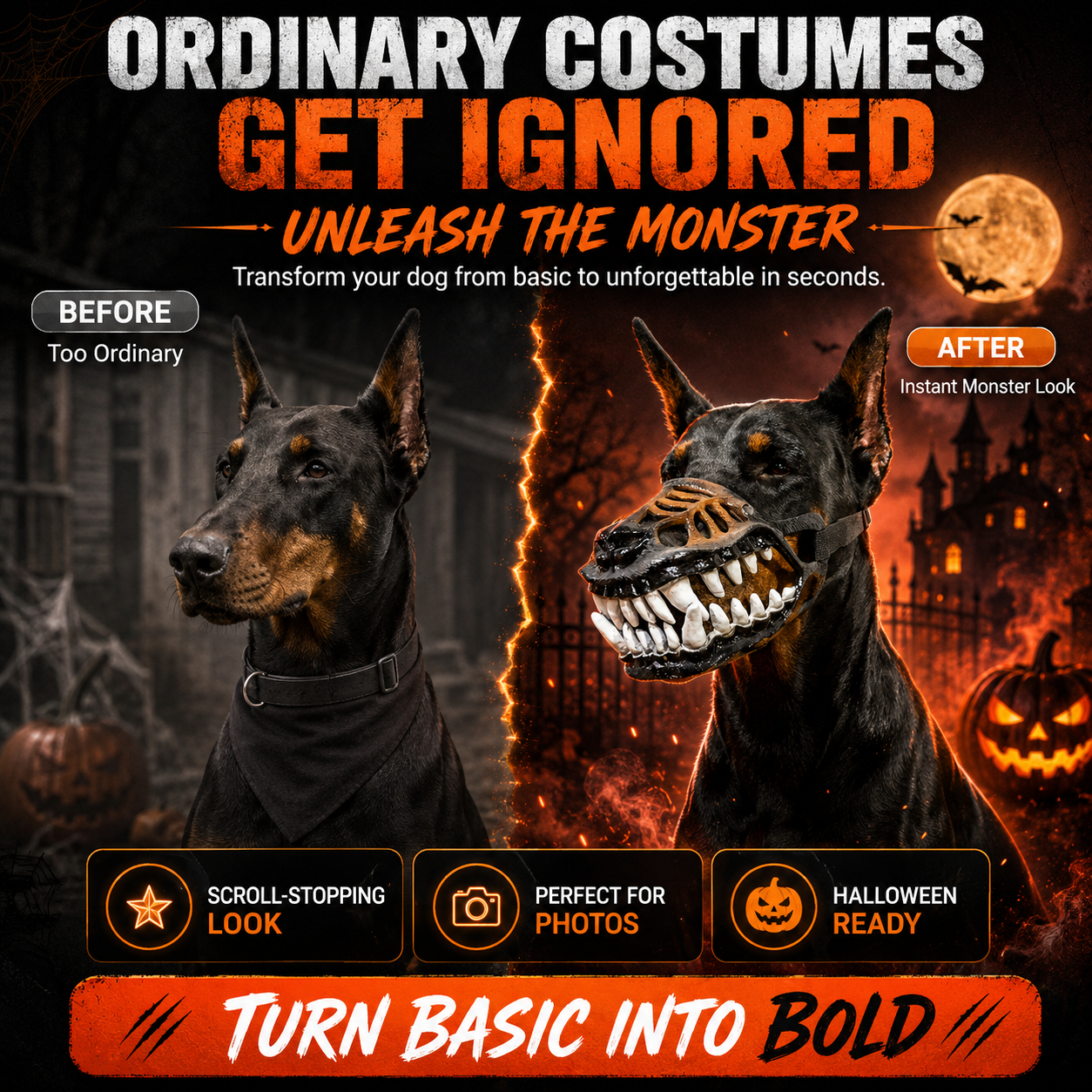 🎃 EARLY HALLOWEEN 49% OFF🔥🐶Hell Hound Monster Muzzle