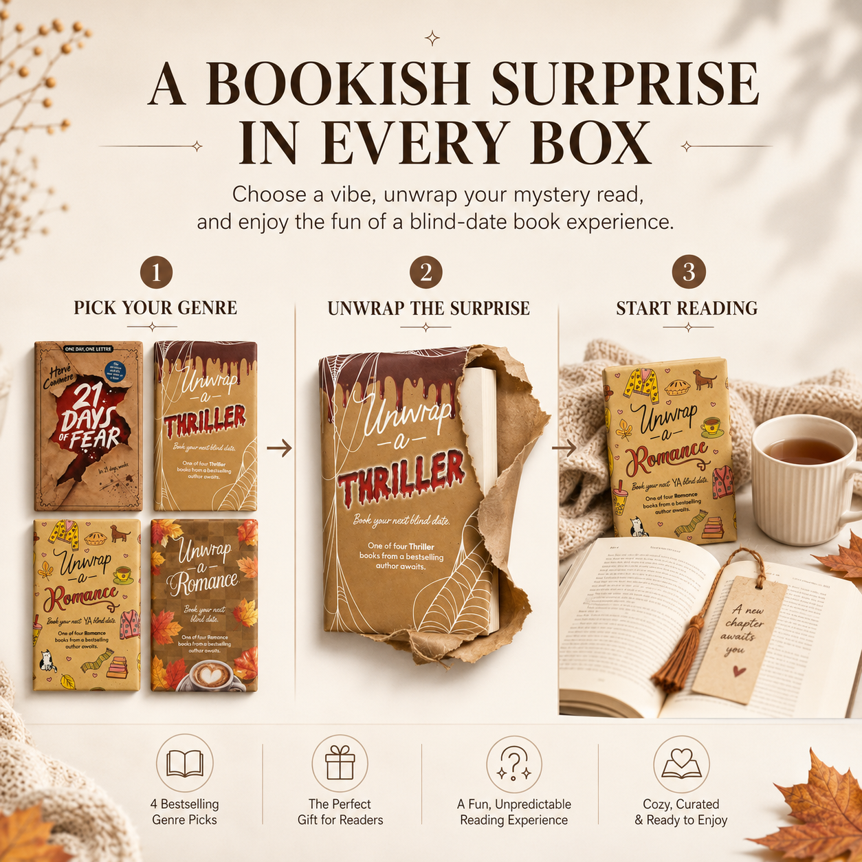 📚 Blind Date With a Book – 4 Bookish Editions with Inside Reveal