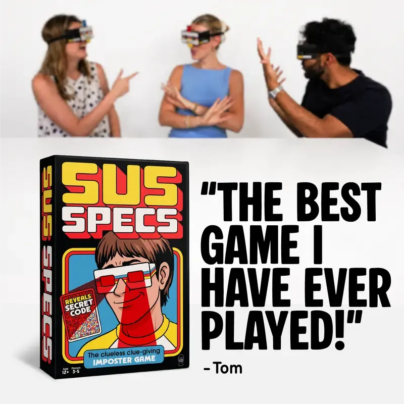 Lucky Egg Sus Specs - The Clueless Clue-Giving Imposter Game